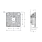 Ami Bearings SINGLE ROW BALL BEARING - 1-7/16 KANIGEN ACCU-LOC STAINLESS 4-BOLT FLANGE UEMF207-23MZ20 - alternate 2